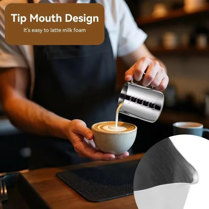 Tasse à café et à lait en acie - Barista Milk Jug avis et prix